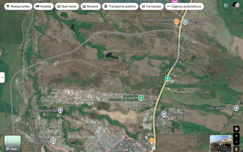 ESPECTACULAR FINCA EN VENTA – GRAN PROYECTO DE INVERSIÓN EN CAMPOALEGRE, HUILA