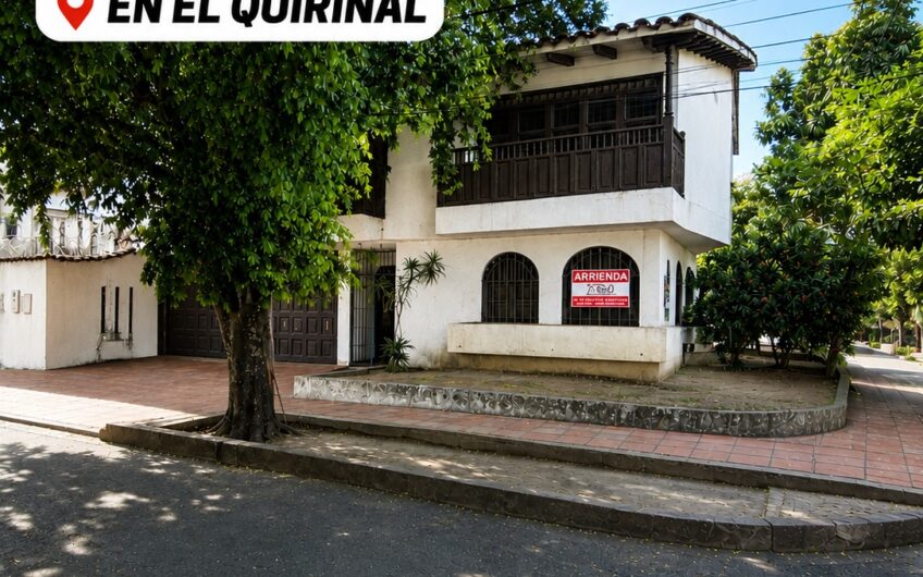 🏡 CASA COMERCIAL EN ARRIENDO – BARRIO QUIRINAL, NEIVA